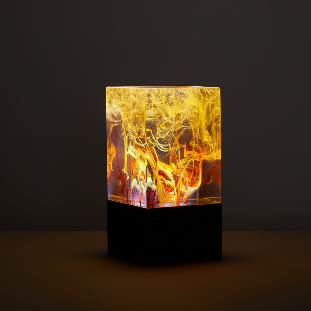 OceanGlow Resin Table Decor – Handcrafted Ambient Light-5