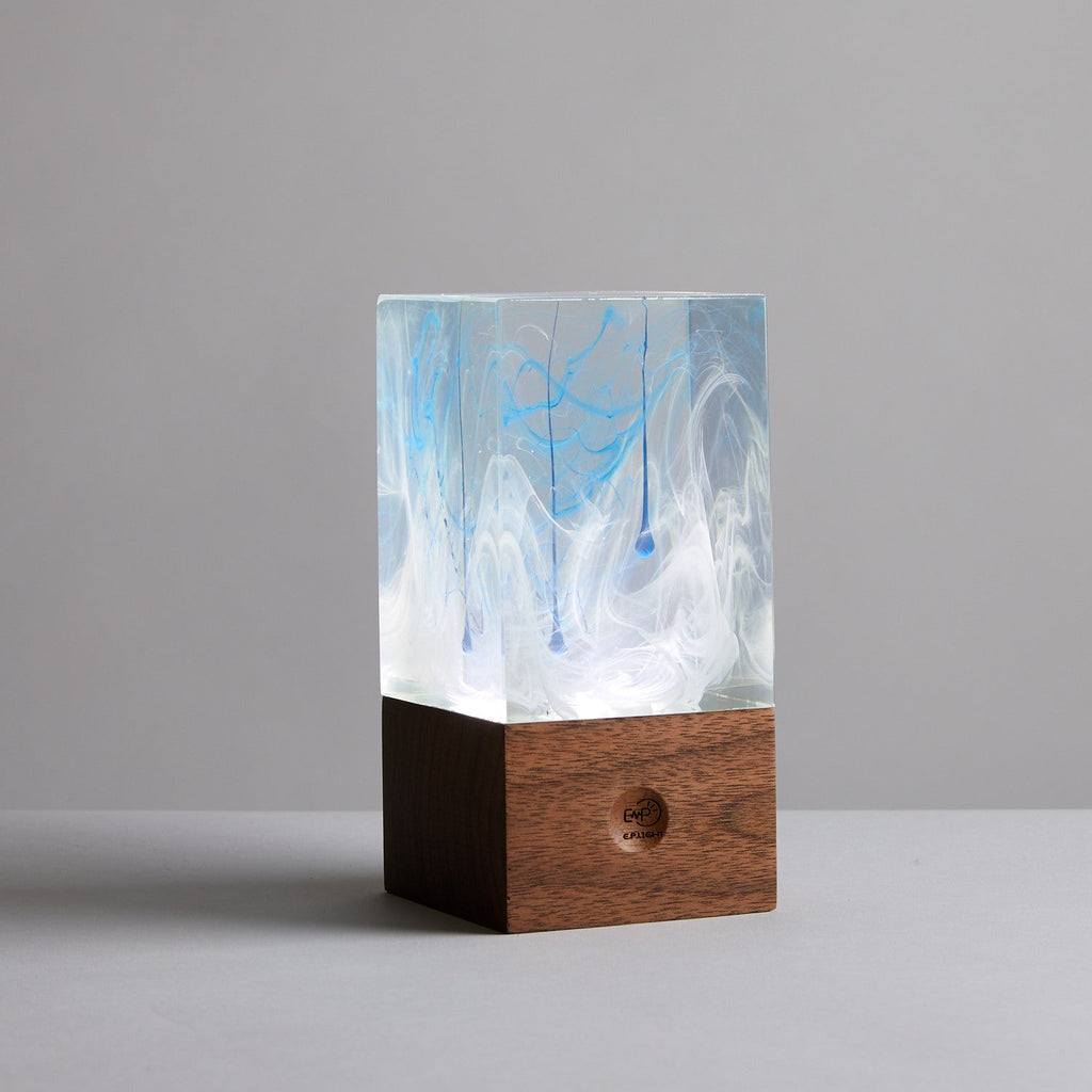 OceanGlow Resin Table Decor – Handcrafted Ambient Light-2
