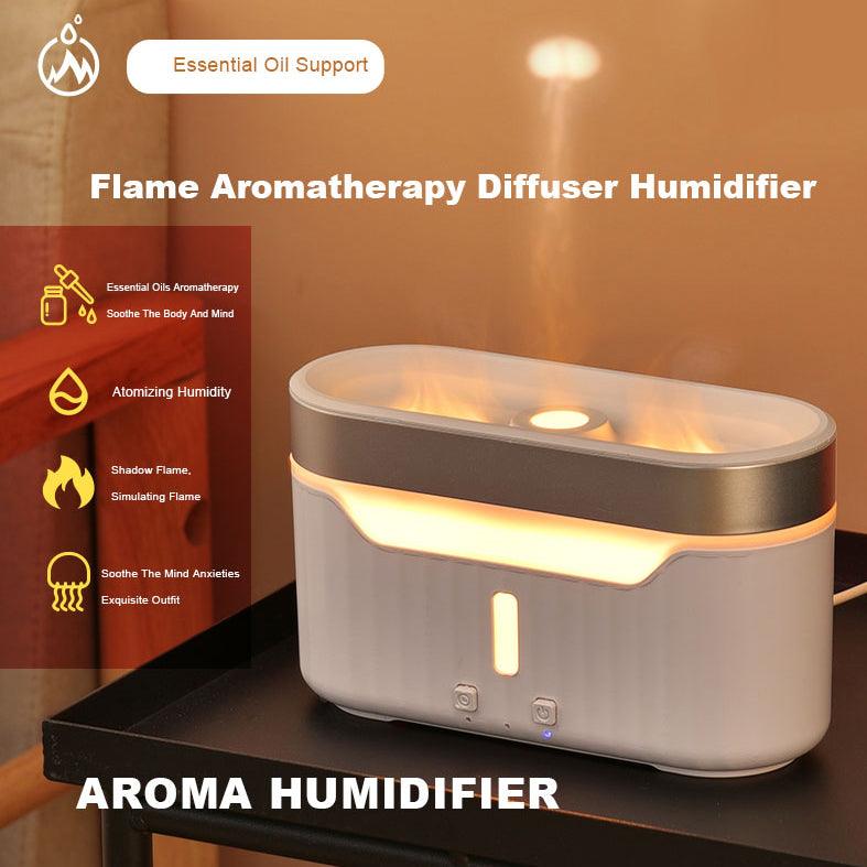 CozyMist Jellyfire Humidifier – Flame & Jellyfish Light-0
