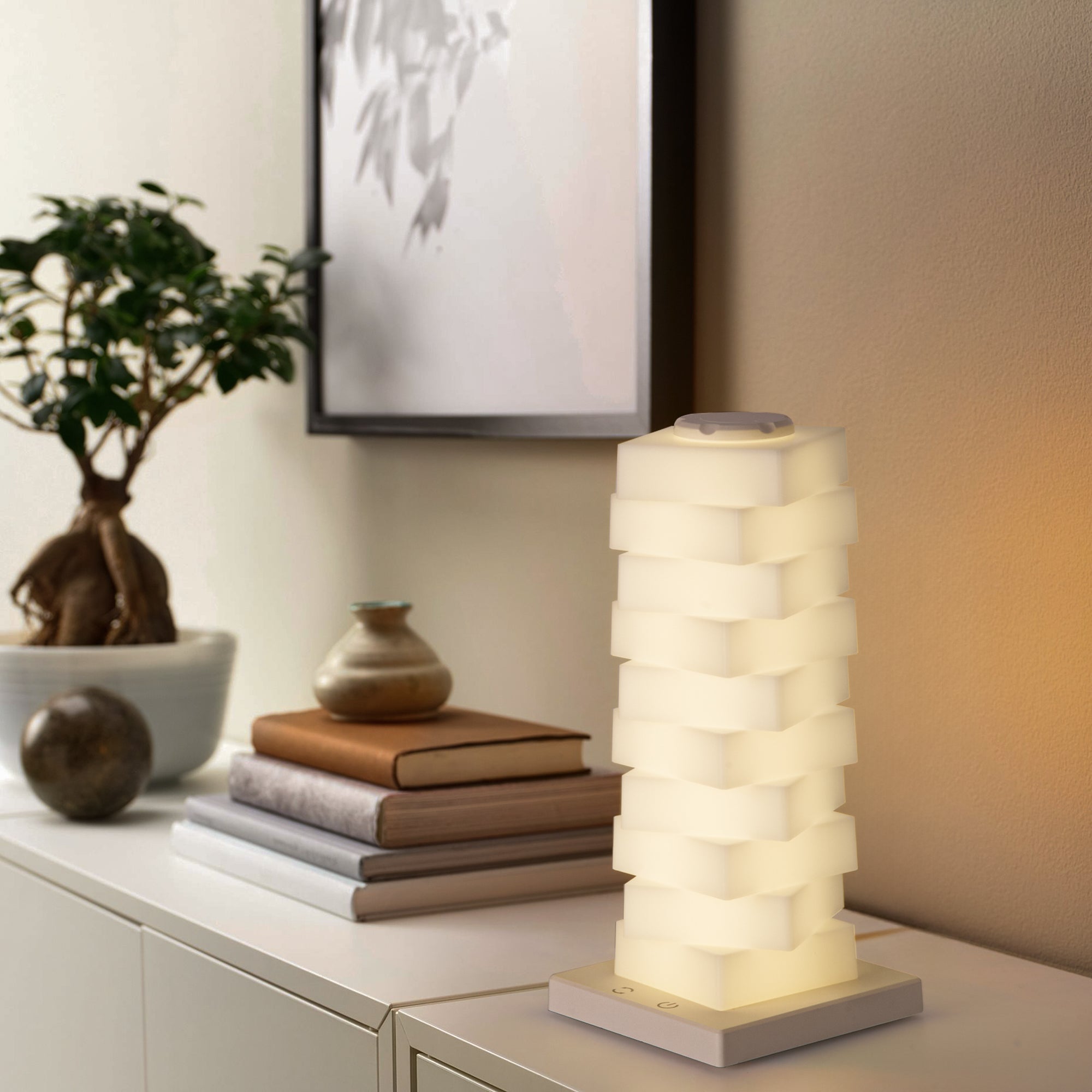 CozyGlow RGB Rotating Splicing Table Lamp – USB Powered Ambient Light-4